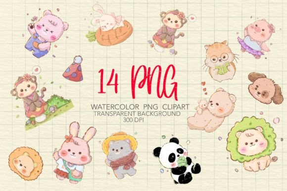 Download Cute Animal Clipart for Decoration - Decoration Collection