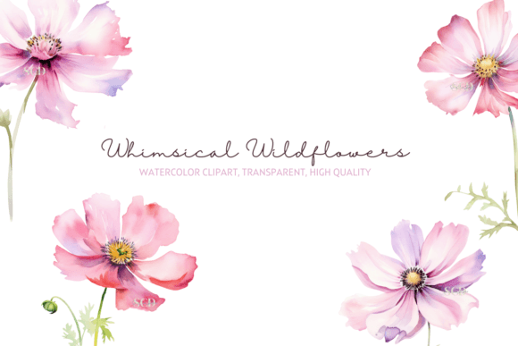 Download Whimsical Wildflowers Clipart - Whimsical wildflowers clipart Collection